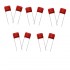 0.22uF 400V DIP Polyester Film Capacitor (Pack of 10)