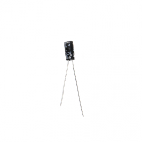 100 uF 10V Through Hole Electrolytic Capacitor (Pack of 20)
