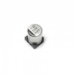 100 uF 50V Surface Mount Electrolytic Capacitor (Pack of 10)