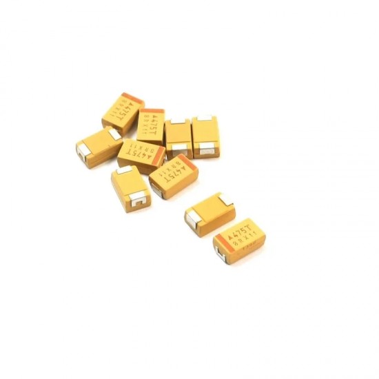 100uF 25V 10% D Case Chip Tantalum Capacitor (SMD )- AVX (pack of 2)