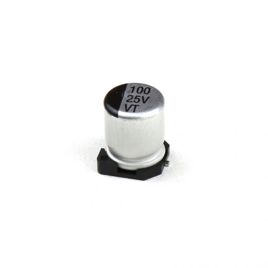 100uf 25V Surface Mount Electrolytic Capacitor (Reel of 1000)