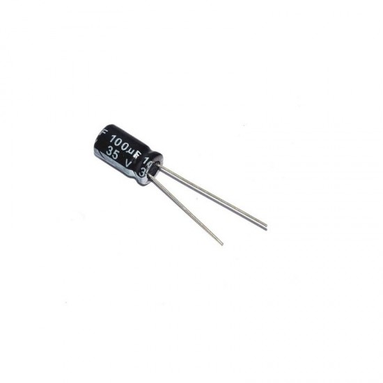 100uf 35V Through Hole 6×7 Electrolytic Capacitor (Pack of 1000)
