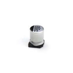 220 uF 35V Surface Mount Electrolytic Capacitor (Pack of 10)