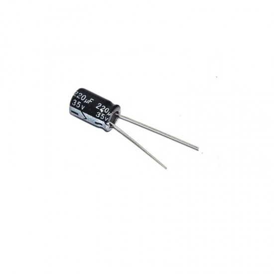220uf 35V Through Hole 8*12 Electrolytic Capacitor (Pack of 500)