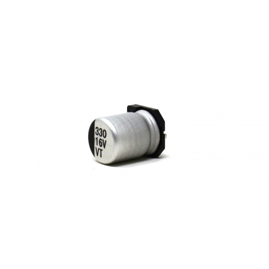 330uF 16V DC Polymer Aluminium SMD Capacitor (Pack of 20)