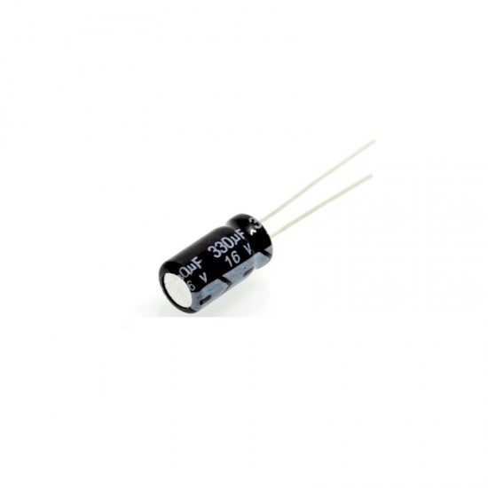 330uF 16V DC Polymer Aluminium Through Hole Capacitor (Pack of 20)