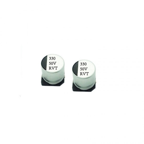 330uf 50V Surface Mount Electrolytic Capacitor (Reel of 500)