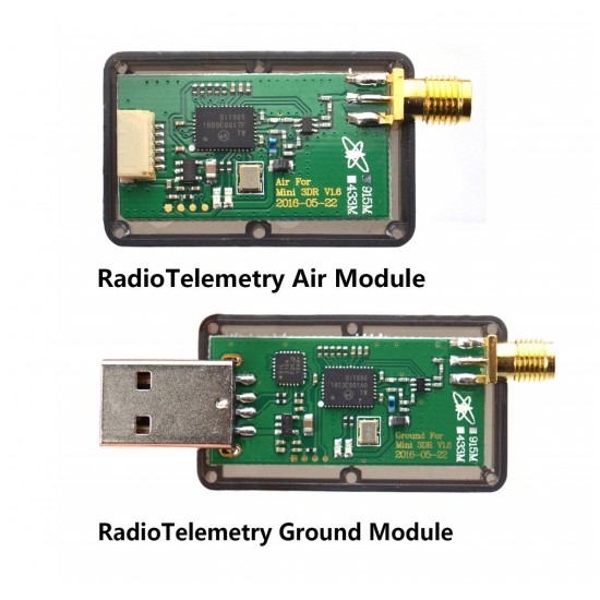 3DR Single TTL MINI Radio Telemetry 433MHz 500mW for PIXHAWK and APM FC