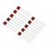 4.7nF 100V DIP Polyester Film Capacitor (Pack of 10)