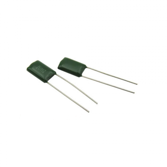 4.7nF 100V DIP Polyester Film Capacitor (Pack of 10)