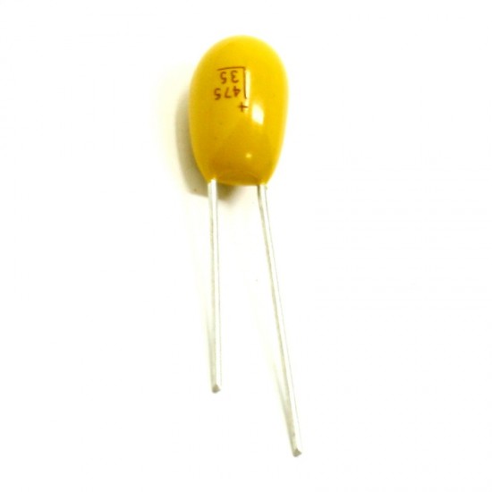 4.7uF 35V Tantalum DIP Capacitor (Pack of 5)
