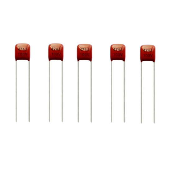 470nF 100V DIP Polyester Film Capacitor (Pack of 5)