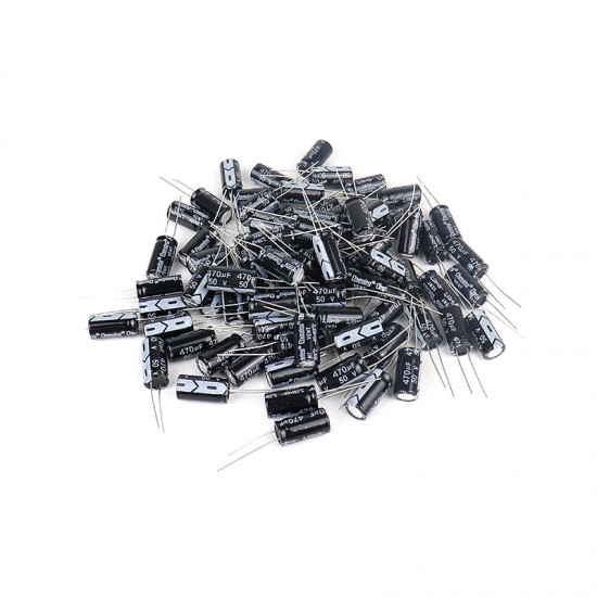 470uf 50V Through Hole 10×20 Electrolytic Capacitor (Pack of 250)