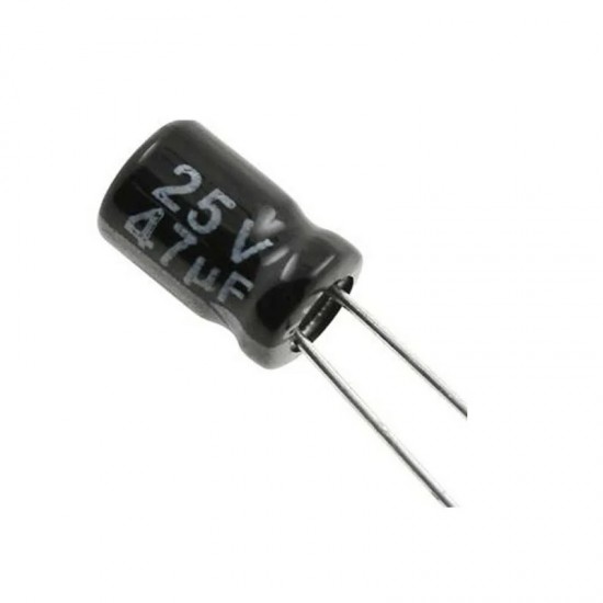 47uf 25V Through Hole 5×11 Electrolytic Capacitor (Pack of 1000)