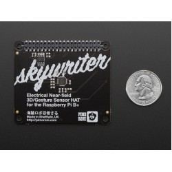 Adafruit Accessories Pimoroni Skywriter HAT – 3D Gesture Sensor for Raspberry Pi RoHS Compliant
