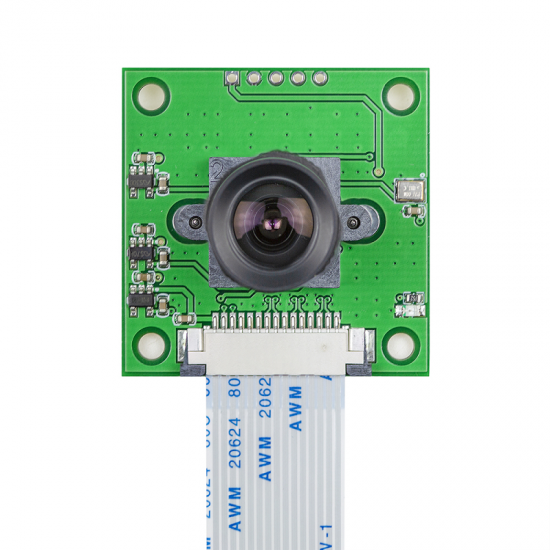 Arducam 5MP OV5647 Camera Board with LS-40180 Fisheye Lens M12x0.5 Mount for Raspberry Pi