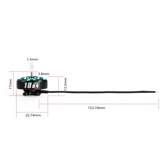 GEPRC SpeedX2 1804 2450Kv Motor