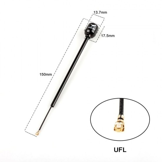 HGLRC Long Range Hammer Mini RHCP/LHCP 2.5dBi 5.8G Antenna
