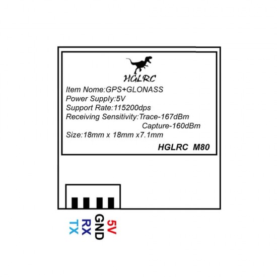 HGLRC M80 GPS Module