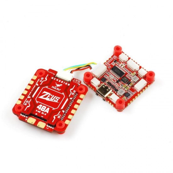 HGLRC Zeus F748 F722 Flight Controller + 48A 3-6S BL_S 4in1 ESC Stack