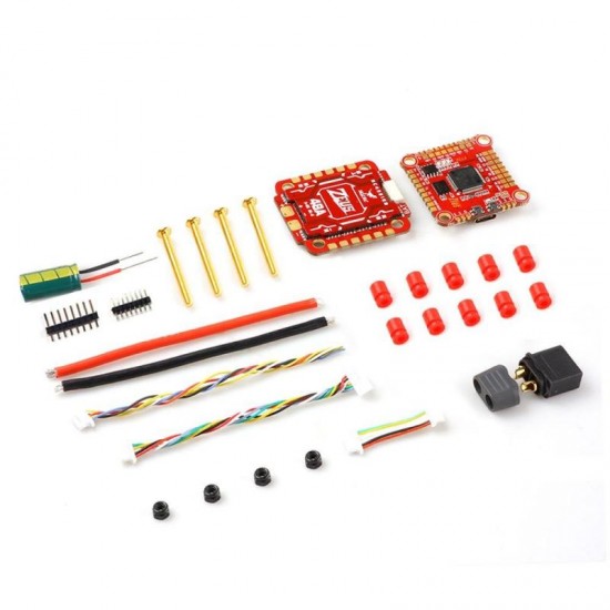 HGLRC Zeus F748 F722 Flight Controller + 48A 3-6S BL_S 4in1 ESC Stack