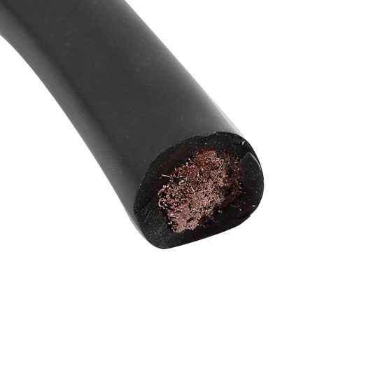 High Quality Ultra Flexible 6AWG Silicone Wire 1m (Black)