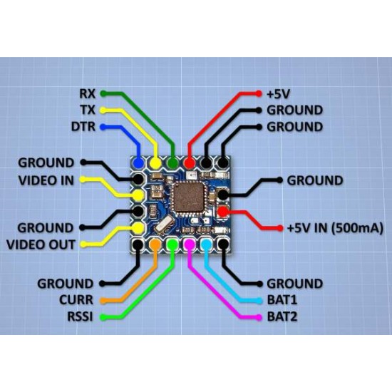 Micro Minim OSD For Racing F3 Naze32 Flight Controller RC Drone