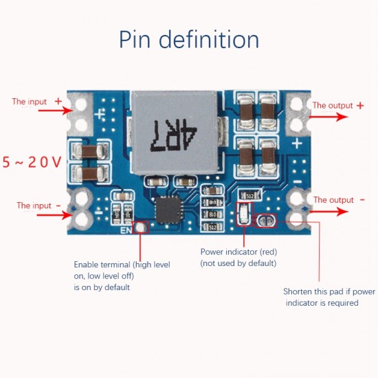 MINI560 DC-DC 12V 5A, Step-Down Stabilized, voltage source module
