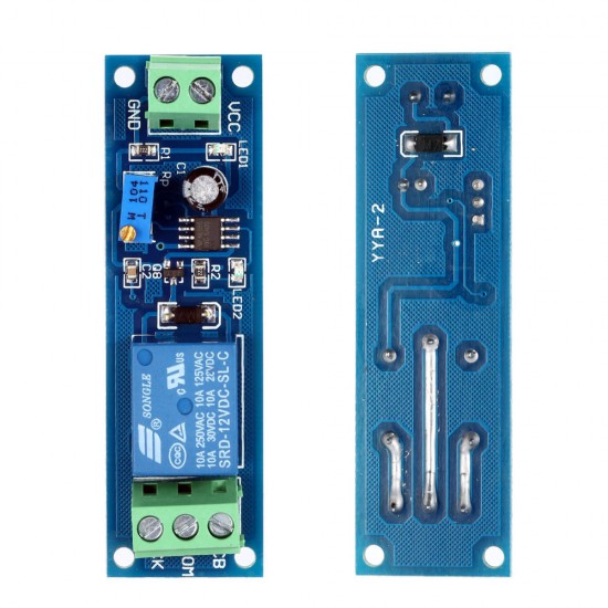 NE555 Delay Monostable Switch Module Time Delay Switch Delay On Vehicle Electrical Delay 12V With optocoupletr