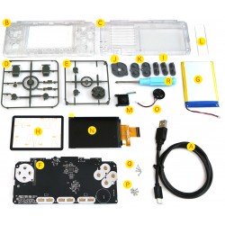 ODROID-GO Advance Black Edition Clear White
