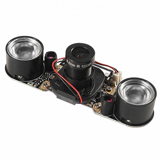 OV5647 5MP 1080P IR-Cut Camera for Raspberry Pi 3/4 with Manual Day Night Mode