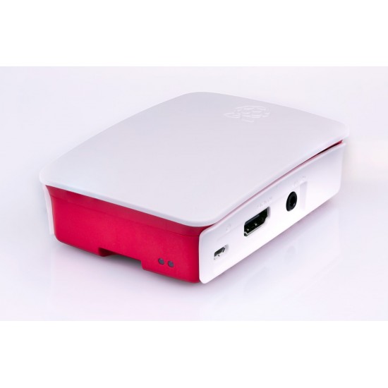 Official Raspberry Pi 3 Case of Raspberry Pi 3 Model B and B+ (Red-White)
