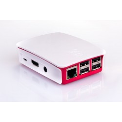 Official Raspberry Pi 3 Case of Raspberry Pi 3 Model B and B+ (Red-White)
