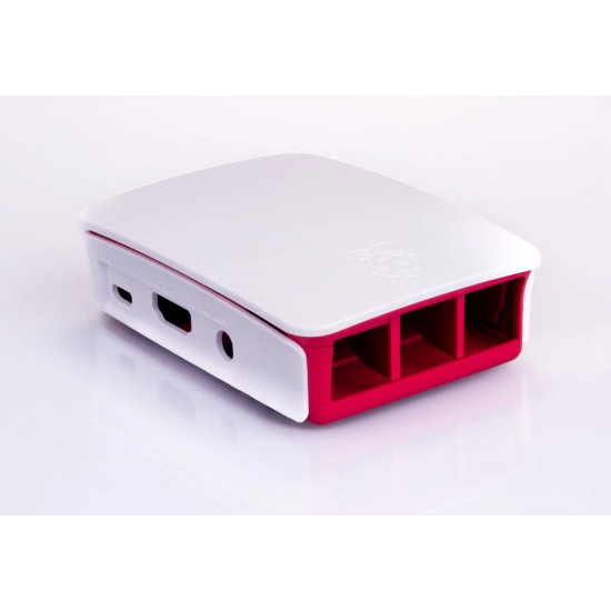 Official Raspberry Pi 3 Case of Raspberry Pi 3 Model B and B+ (Red-White)