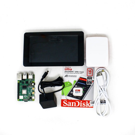 Raspberry Pi 4 2GB Starter Kit with Official 7 inch Touch Display