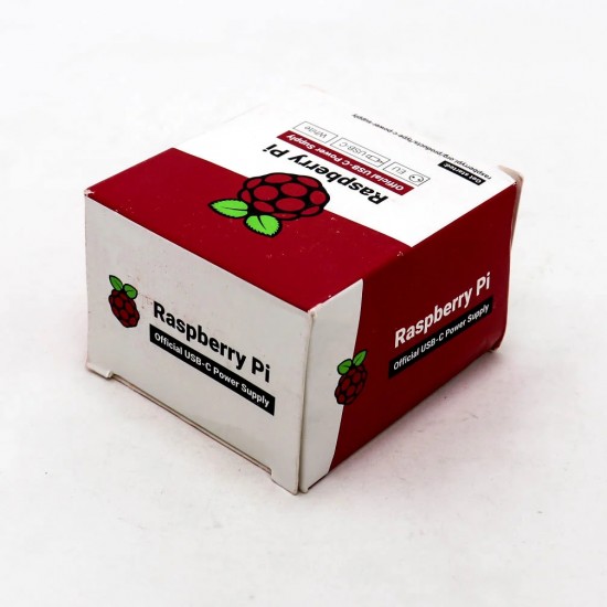 Raspberry Pi Accessory, Raspberry Pi 4 Model B Official PSU, USB-C, 5.1V, 3A, UK Plug, White