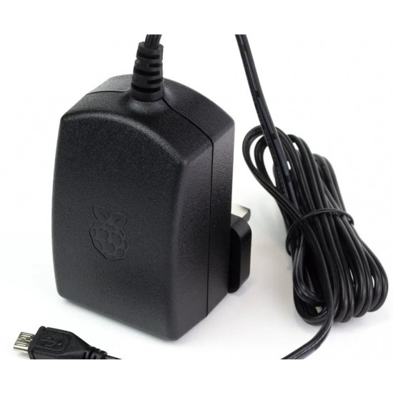 Raspberry Pi Official Power Supply – Micro USB, 5.1V, 2.5A