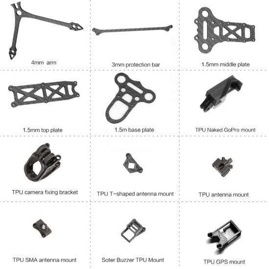 Rekon 6 6 Inch Mini Long Range Frame Kit