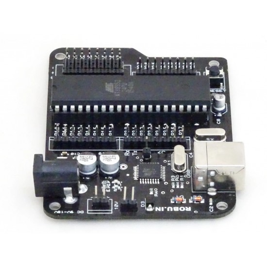 SmartElex Aryabhatta 8051 Microcontroller Development Board AT89S52 with Onboard USB Programmer