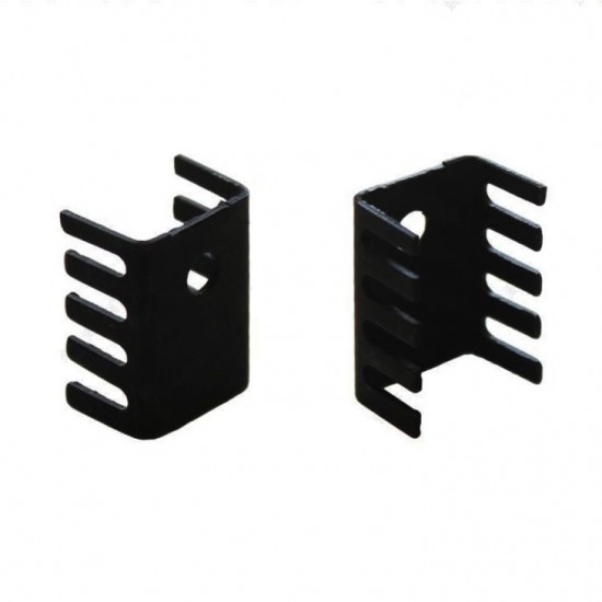 TO220 718 Aluminum Heatsink for, Transistor – pack of 5