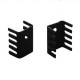 TO220 718 Aluminum Heatsink for, Transistor – pack of 5