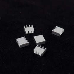 Universal Aluminium Heat Sink 11 x 11 x 5 mm – 5Pcs.