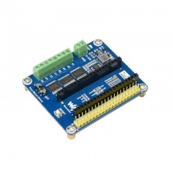 Waveshare DC Motor Driver Module for Raspberry Pi Pico, Driving up to 4x DC Motors