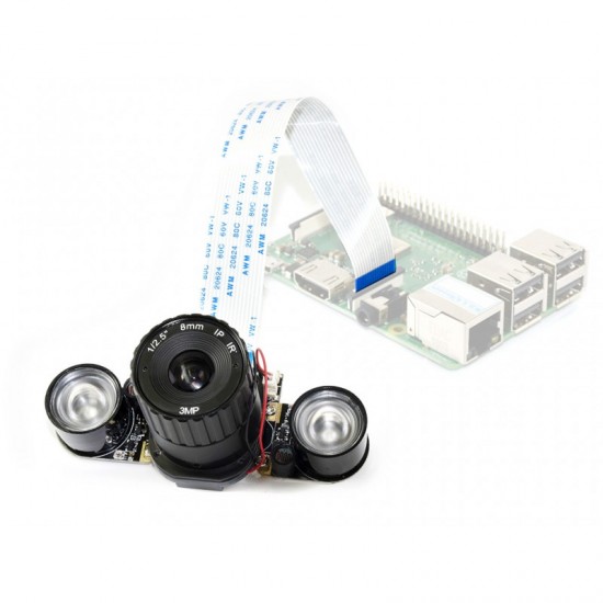 Waveshare RPi IR-CUT Camera (B), Better Image in Both Day and Night