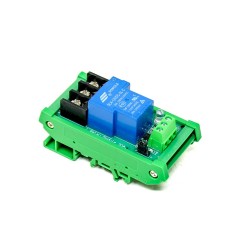 1 Channel Relay Module, 30A with Optocoupler, Isolation 12V Supports, High and Low Triger, （with Guide Rail）