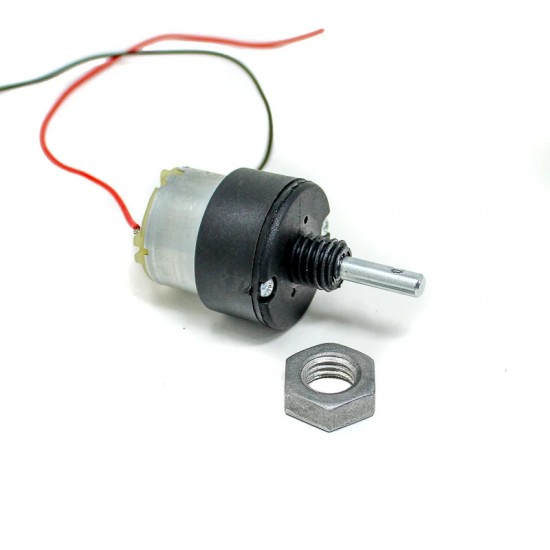 150RPM 12V LOW NOISE DC MOTOR WITH METAL GEARS – GRADE A