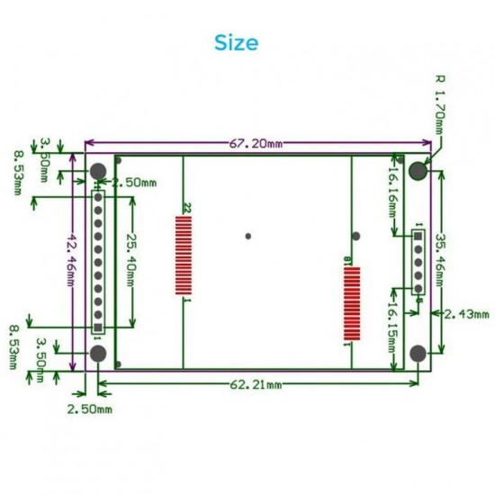 2.0 Inch SPI TFT LCD Color Screen Module ILI9225 Serial Interface 176 x 220