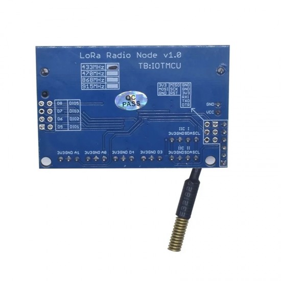 2.4G RFM98 LoRa Radio Node v1.0 Based on S x1278-(433 Mhz)