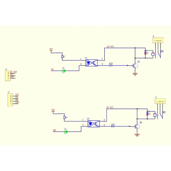 5V Dual Channel Relay Module with Optocoupler