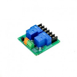 2 Channel Relay Module, 30A with Optocoupler, Isolation 12V Supports, High and Low Triger